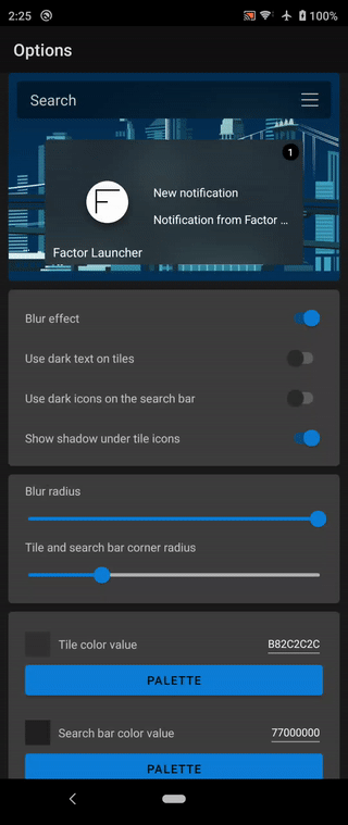 FactorLauncherSettingsScreen
