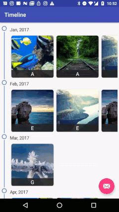 Android-Timeline-View