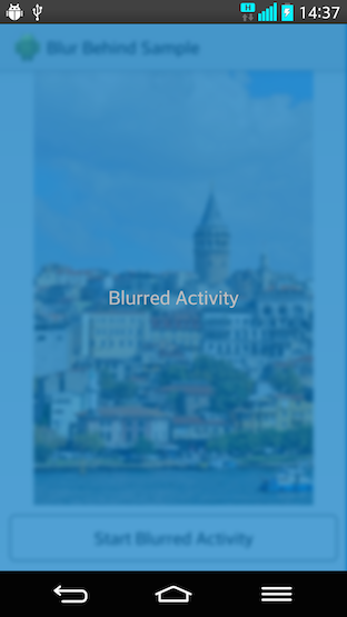 Blurred background effect: Bạn muốn tạo ra hiệu ứng hình ảnh mờ đẹp mắt trên ứng dụng của mình? Với Blurred background effect, bạn có thể dễ dàng thực hiện điều đó và tăng giá trị thẩm mỹ cho ứng dụng của mình.