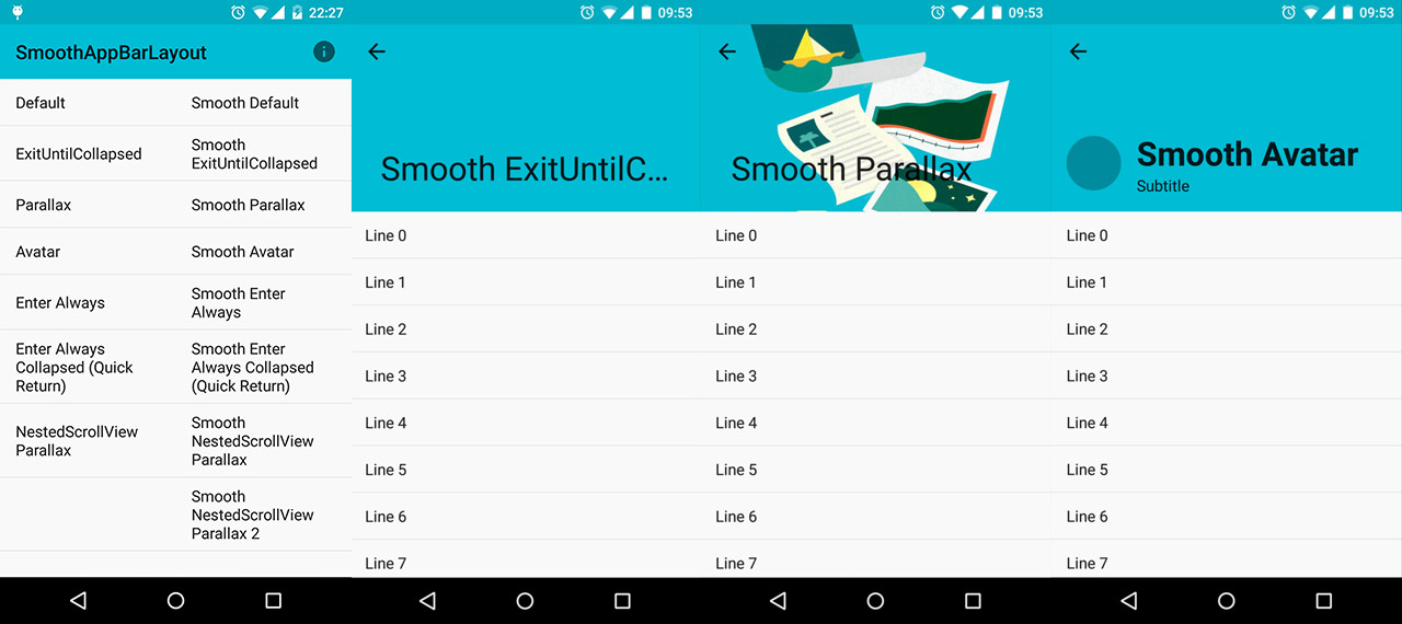 android nestedscrollview smoothscroll