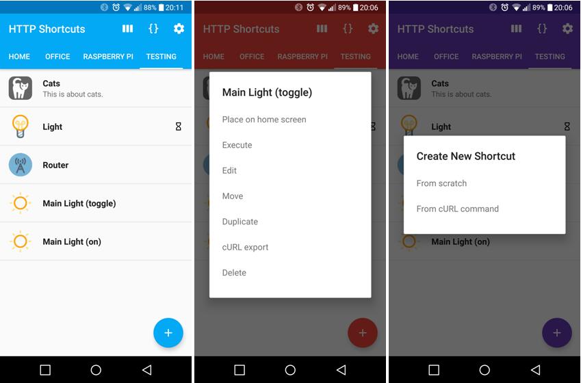 create app shortcut android