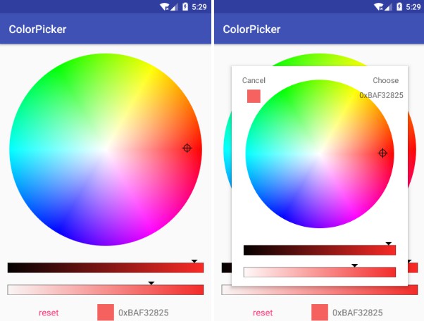 Picker github color android andColorPicker —