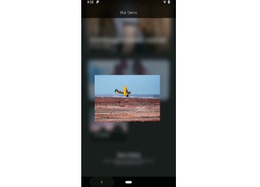 A library for Blurring the background of a View