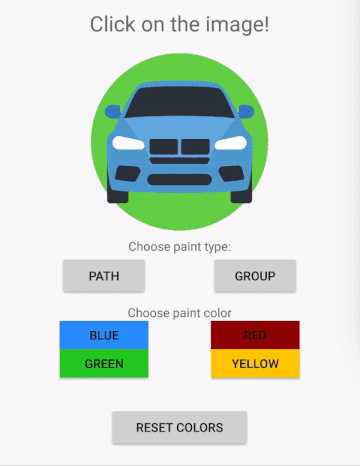Download PaintableVectorView enables to change color of paths ...