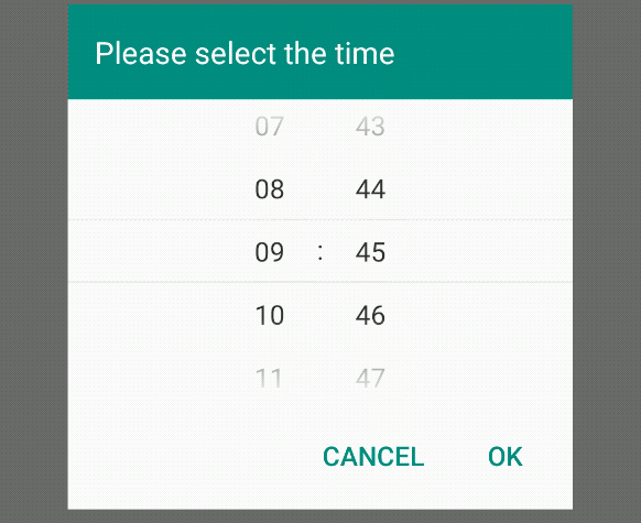 Material Time Picker for android developer