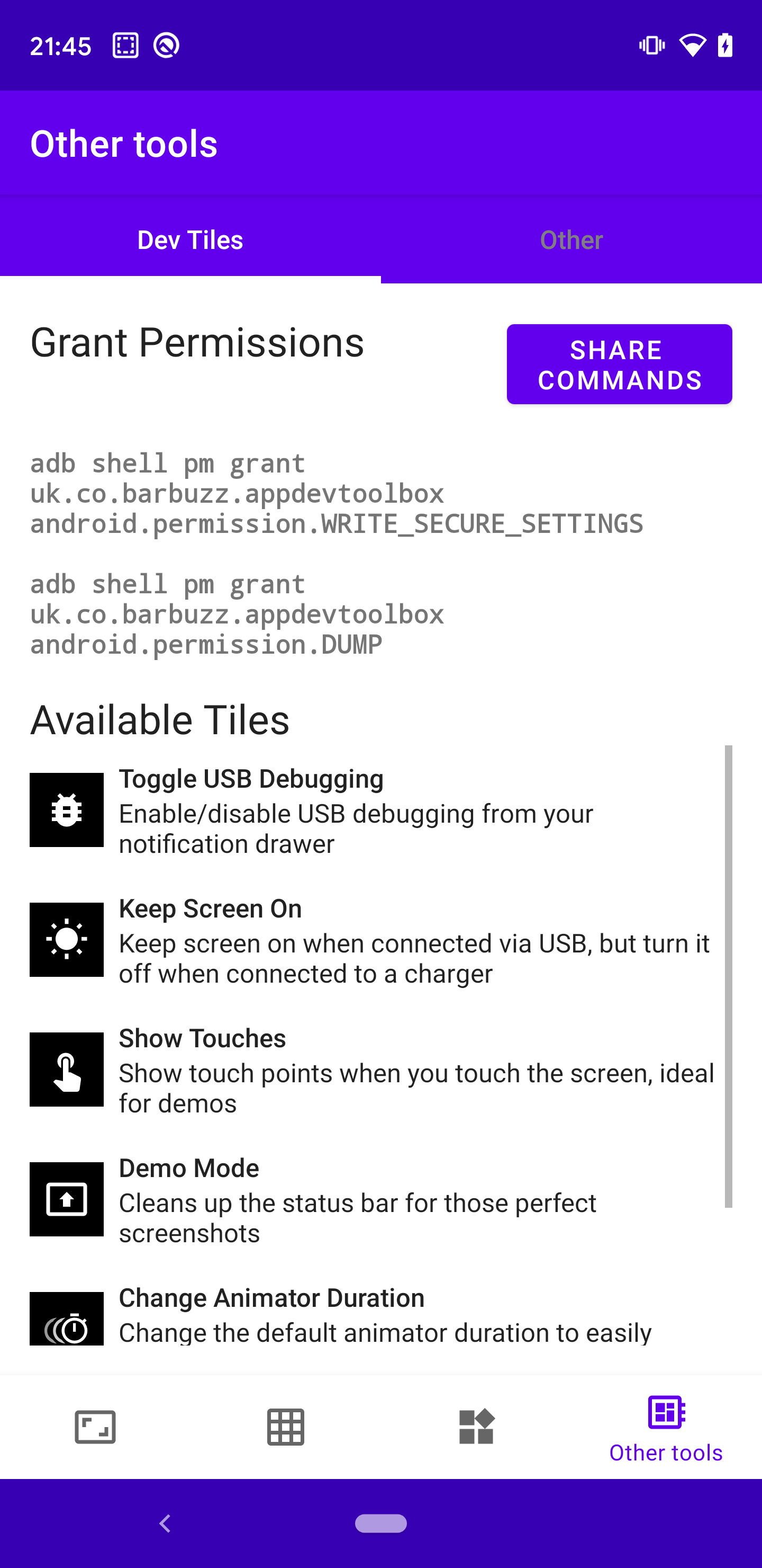 App Dev Toolkit Screen 4