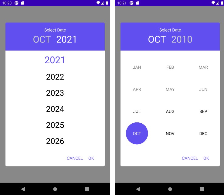 Jquery Datepicker Onchange Month Year Example