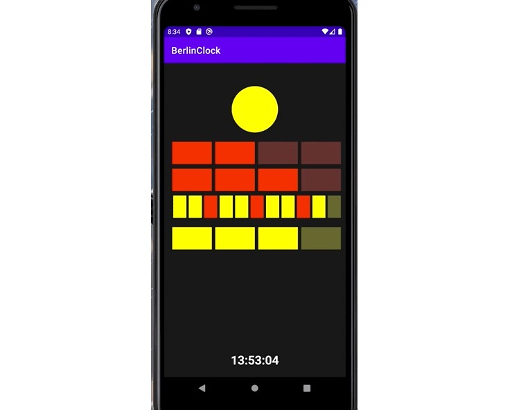 Berlin Clock App Using Kotlin