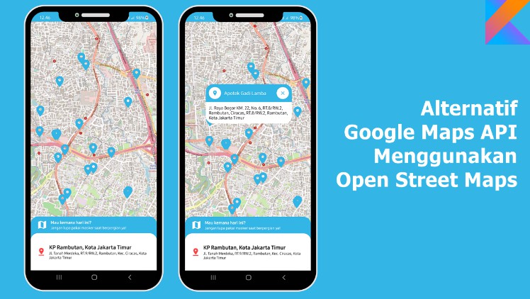 Alternatif Google Maps API Menggunakan Open Street Maps | LaptrinhX