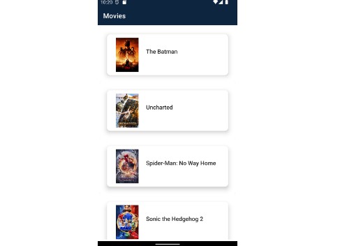 Movie List Using TMDB API