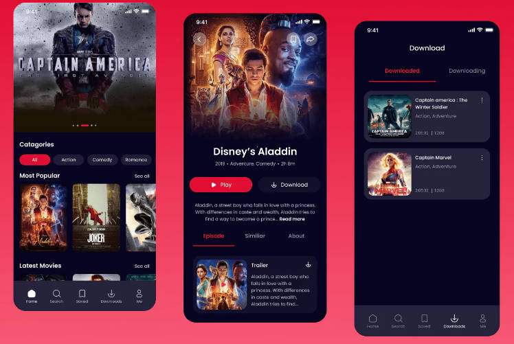 Android movies App with clean Architecture made by Jetpack Compose